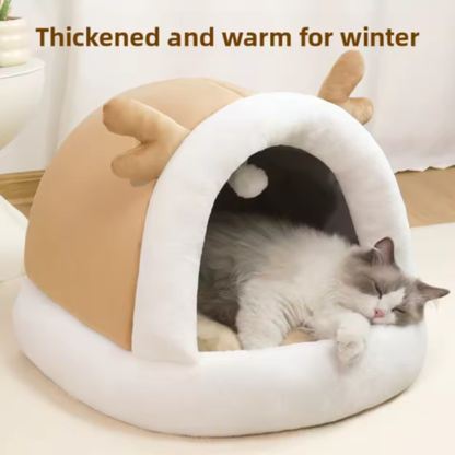 Ilummia CozyAntler™ Pet Cave