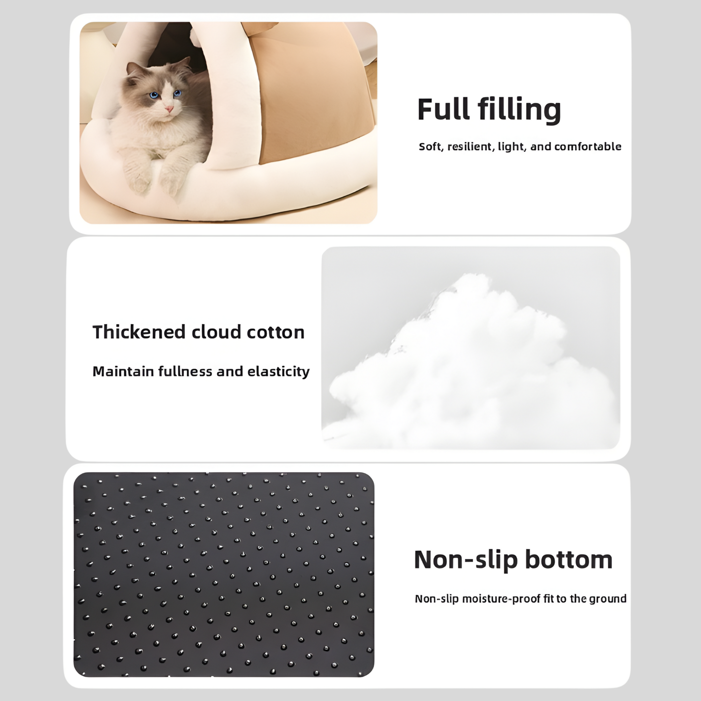 Ilummia CozyAntler™ Pet Cave