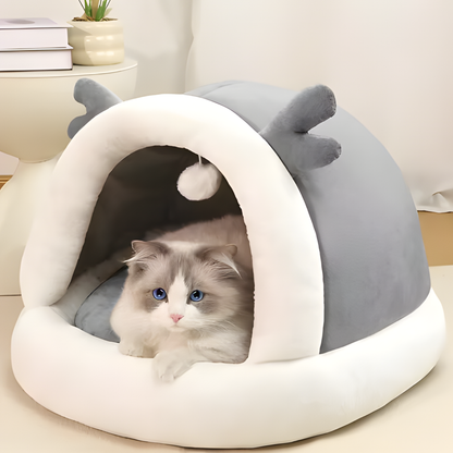 Ilummia CozyAntler™ Pet Cave